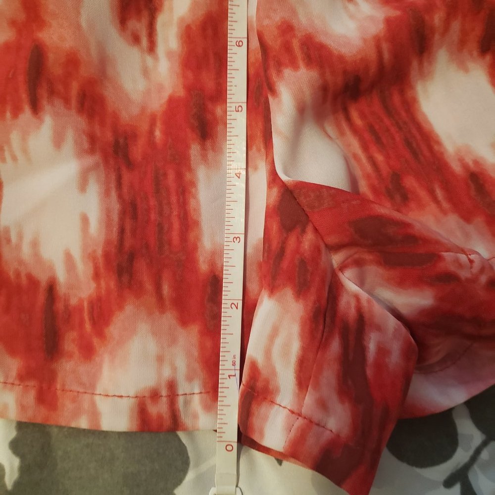 Takara Red/White Flowy Shorts - Picture 9 of 10